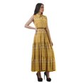 thumbnail image 2 of Moomaya Robes à Étages en Rayonne pour Femmes Imprimées Col Classique Robe-Chemise Femmes, 2 of 4