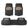 thumbnail image 1 of Universal Auto Floor Mats Full Set 3pcs For Car SUV Vans - 7 Colors Available, 1 of 5
