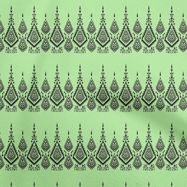 oneOone Polyester Lycra Lime Green Fabric Block Craft Projects Decor Fabric Printed By The Yard 56 Inch Wide