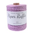 thumbnail image 3 of Abbracc Raffia Paper Ribbon Paper Rope Round Twine String 300M/328 Yards Yarn Thread Raffia Ribbon for Crocheting Bags Nesting Basket Light Violet, 3 of 9