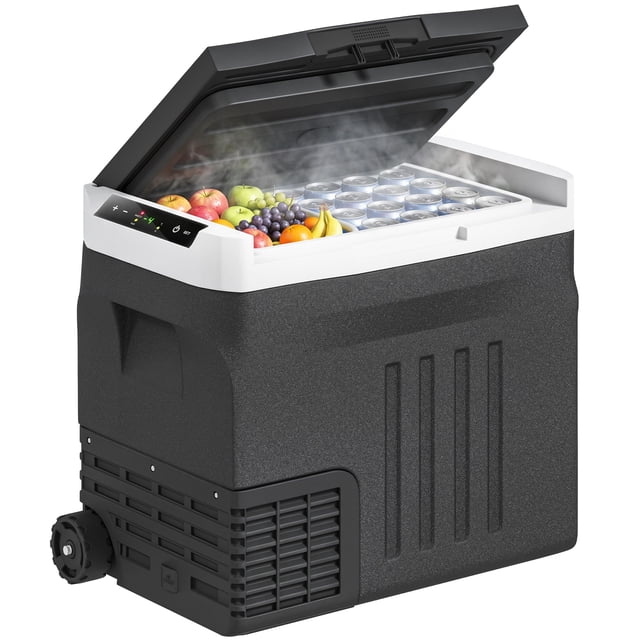 Outsunny Réfrigérateur de Voiture, Glacière Électrique de 42 Pintes (40 L), -4-68 °F