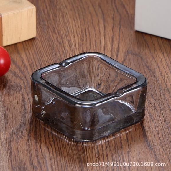 European Style Glass Ashtray For Car Decorative Transparent Ashtray For Living Room Ash Holder For Women Funny Ash Holder For Men