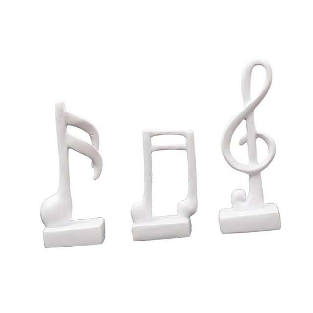 GROWTH TANK 3Pcs Symbole Créatif Ornement Résine Sculpture Souvenirs Blanc