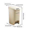 thumbnail image 3 of Lksixu Large Capacity Household Kitchen Trash Can With Lid And Foot Pedal Kitchen Gadgets, 3 of 3