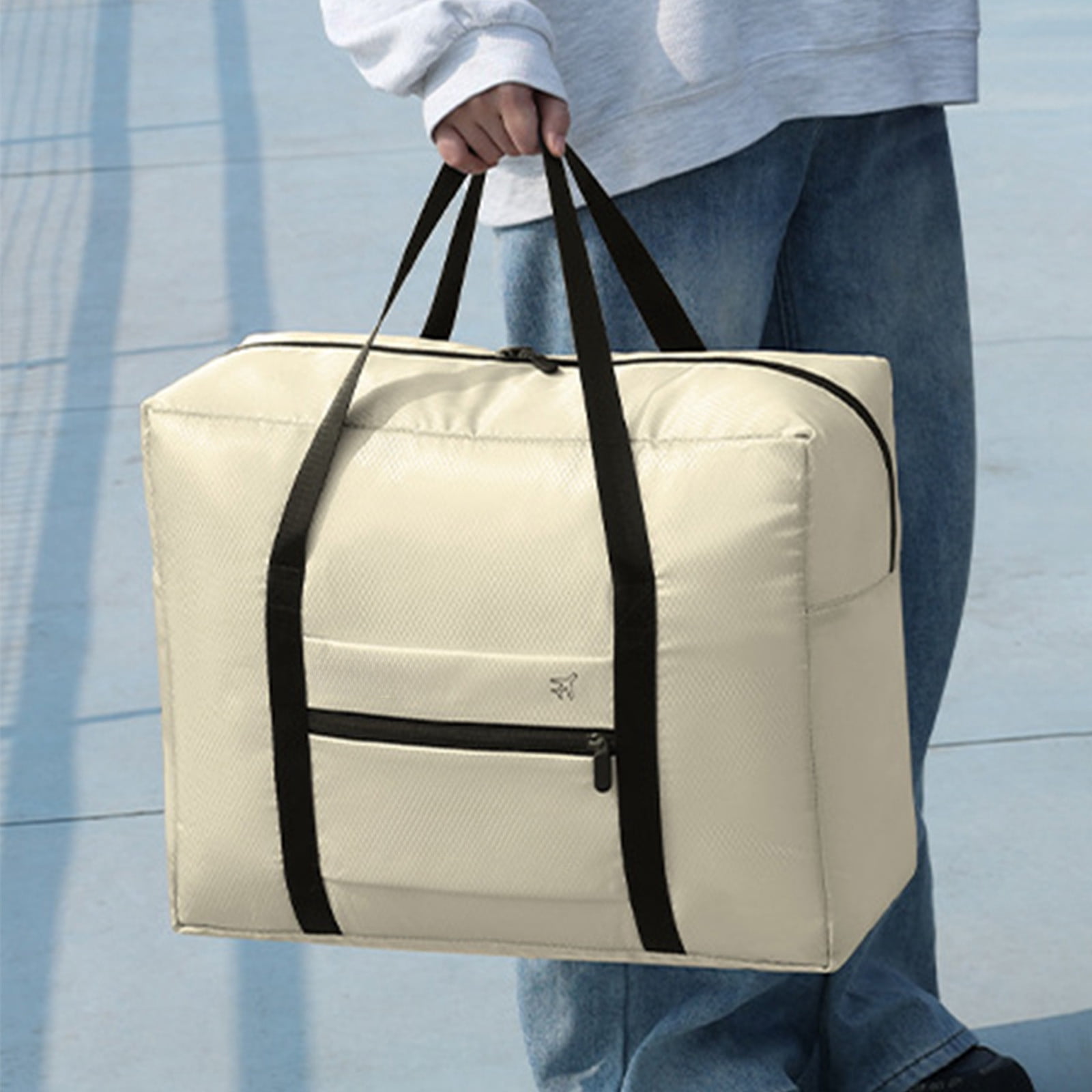 Fridja Under Clearance 5$ Luggage Bag Large Capacity Moving Luggage Bag Foldable Travel Bag Clothing Storage Bag Home Essentials