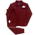 thumbnail image 1 of Men's Canada Print Designer Heritage Tracksuit With Track Jacket & Jogger Trackpants, 1 of 2