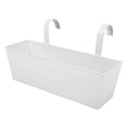 thumbnail image 3 of Almencla Hanging Flower Pot Flower Holder Iron Bucket Planter for Drawing Room Office White Small, 3 of 8