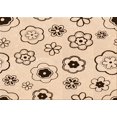thumbnail image 1 of Ahgly Company Machine Washable Indoor Rectangle Transitional Copper Brown Area Rugs, 2' x 3', 1 of 7