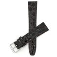thumbnail image 1 of 20mm Crocodile Style Leather Watch Strap Band, 1 of 7