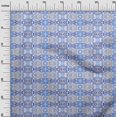 thumbnail image 3 of oneOone Polyester Spandex Blue Fabric Abstract Line Sewing Material Print Fabric By The Yard 56 Inch Wide, 3 of 4