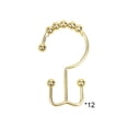 thumbnail image 2 of Apmemiss Clearance Shower Curtain Hooks Rings for Bathroom 12 Pcs Iron, 2 of 6