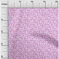 thumbnail image 2 of oneOone Polyester Spandex Fuschia Pink Fabric Floral Craft Projects Decor Fabric Printed By The Yard 56 Inch Wide, 2 of 5