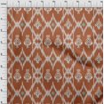 thumbnail image 3 of oneOone Cotton Cambric Fabric Geometric Ikat Print Fabric BTY 56 Inch Wide, 3 of 4