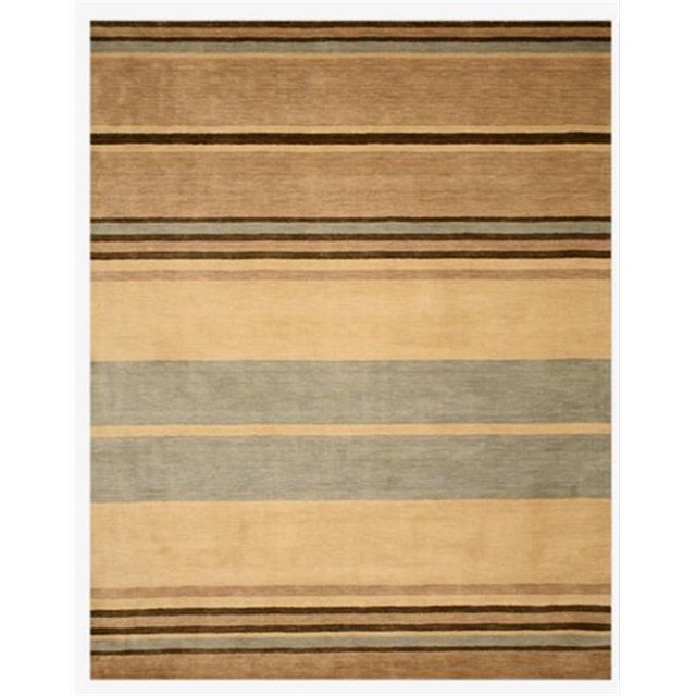 EORC OT45BG 5 x 8 Pi Soho Beige Laine Touffetée Alden Tapis