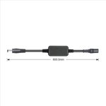 6X 24 Hour Auto Reboot Router Routing Timer Reset Tool DC Power Timing Fiber Modem Router DC Power Manager Black