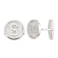 thumbnail image 1 of Boutons de Manchette en Argent Sterling Poli Signe Dollar, 1 of 2