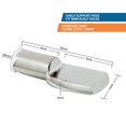 thumbnail image 2 of 1000 Pack Rok Hardware Heavy Duty 3/16"" (5mm) Shelf Pin Spoon Shaped Cabinet Support Pegs Holder Metal Nickel Finish - ROKSP5N, 2 of 5