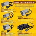 thumbnail image 3 of 32Pcs Technic-Motor-Kit Compatible with Lego, Power Functions Motor Set with M, L ,XL ,Servo & Train Motors, Remote Control, IR Receiver, AA Battery Box for STEM Project Moc Building Blocks, 3 of 6