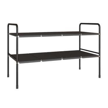 Maytalsory Tiered Pot Rack Organizer For Under Sink Shelves Multifunction Sink Organizers black