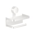 thumbnail image 2 of Chmadoxn Bathroom Storage & Organization, Double Layer Suction Cup Paper Rack Toilet Paper Box Paper Towel Rack Storage Rack Paper Drawer Storage Rack Plastics Suction cup paper holder, 2 of 6