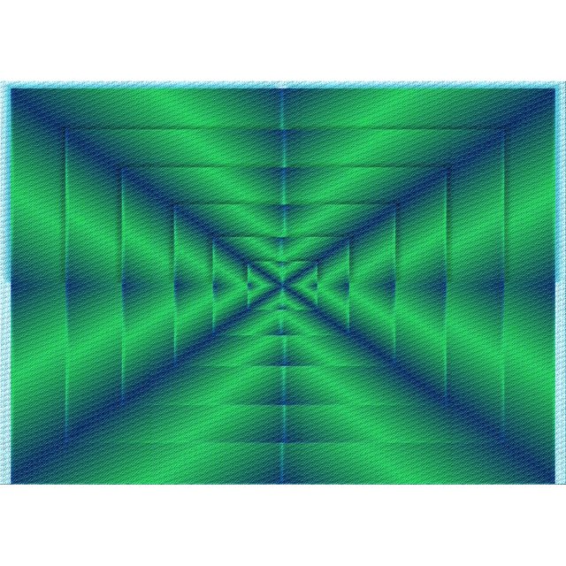 Ahgly Tapis Rectangulaire Lavable en Machine Intérieur Vert Printemps Transitionnel, 7 Pieds x 10 Pieds