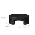 thumbnail image 4 of Drew Barrymore – Table basse ronde Mod Beautiful pour le salon, finition noire, 4 of 7