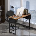 thumbnail image 4 of Gymax Bureau d'Ordinateur Moderne 40 Pieds' Table d'Étude et d'Écriture avec Sac de Rangement Rustique, 4 of 10