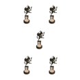 thumbnail image 2 of Youkk Iron Made Candle Holders With Exquisite Craft For Halloween Decoration Chilling Candlestick B 5Set, 2 of 6