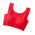 thumbnail image 3 of Yuyuzo Wireless Bras for Women Full Coverage Padded Tank Top Bra Comfy Support Smoothing Daily Bra, 3 of 3