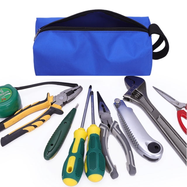 Vaidha Cloth Tool Bag Car Repair Bag Handbag Utility Tool Storage Bag Repair Tool Accessories 閿涘畺or Electrician,Carpenter,Construction Tool Belt PouchesTool Belt