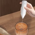 thumbnail image 2 of Hand Frother For Coffee With Oval Whisk 21 cm Plastic Milk Frother Maker Requires 2 AA Batteries, 2 of 8