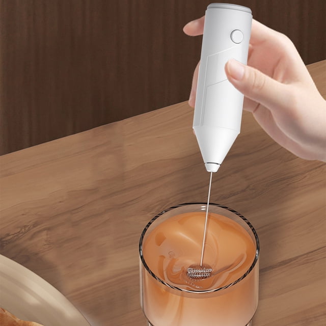 Dvkptbk Coffee Maker Electric Milk Frother Maker Mini Coffee Maker Whisk Hand Coffee Frother Cappuccino Creamer-Customers Need to Provide 2 Aa Batteries- Home Essentials