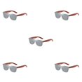thumbnail image 3 of Decodeary Protection Bois Mode Lentille Colorée Options Monture Légère Argent 5Ensemble, 3 of 6