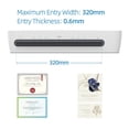 thumbnail image 4 of SL888 Laminator Machine Set A3 Size Multifunctional Hot And Cold Lamination 2 Roller System For A3/A4/A5/A6 Laminating Pouches, 4 of 5