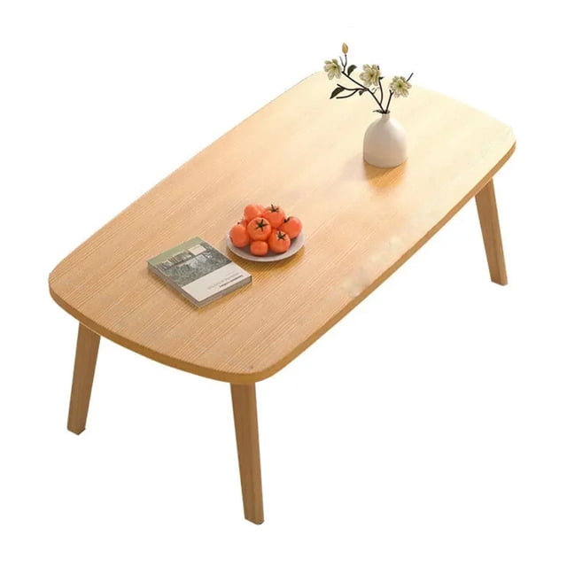 Ourlova Folding Coffee Table, Collapsible Wooden Mini Desk, Multifunctional Foldable Coffee Tables For Small Spaces, Study, Bedroom, Living Room, Kitchen, Home Office