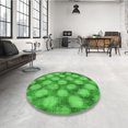 thumbnail image 4 of Ahgly Company Tapis Rectangulaire Lavable en Machine Intérieur Transitionnel Vert Lime, 5 Pieds x 8 Pieds, 4 of 7