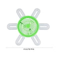 thumbnail image 3 of EGNMCR Portable Fan Desk Fan E27 Screw Mouth Fan Light Ceiling Fan Light Intelligent Remote Control Living Room Bedroom Dining Room Fan Small Pendant Light fan light, 3 of 9