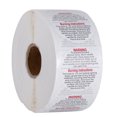 thumbnail image 1 of 1000 Pieces Candle Warning Labels Candle Jar Container Stickers Candle Safety Labels Candle Warning Sticker Decals for Candle Making DIY Candle Jars and Tins, 1 of 1