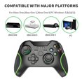 thumbnail image 3 of MesaSe Wireless Controller for Xbox One 2.4G Wireless Connection Pc Controller 0 Dead Zone Game Joystick with Dual-Vibration with Receiver for  /One Elite/Xbox One/One S/One X/Pc Windows, 3 of 7