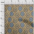 thumbnail image 2 of oneOone Rayon Light Brown Fabric Asian Kilim Craft Projects Decor Fabric Printed By The Yard 56 Inch Wide, 2 of 5