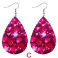 thumbnail image 2 of PVCS Valentine's Day Earrings Heart Love Red Lips Double Sided Printed Earrings, 2 of 2