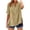 Khaki#womens summer tops cotton linen, variant on LMKIHUSA Short Sleeve Linen Shirts for Women Button Up V Neck Blouses Solid Color Slim Fit Tees Casual Work Pullover Tunic Tees 2025 Purple,XL