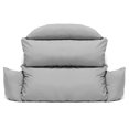 thumbnail image 2 of LeisureMod All Weather 2 Person Outdoor Hanging Egg Chair Cushion, Grey, 2 of 6