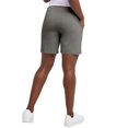 thumbnail image 4 of Hanes Short de Jersey pour Femmes avec Poche, 2TG, Charbon Chiné, 4 of 4