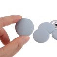 thumbnail image 4 of Unique Bargains 20pcs 44L Fabric Cloth Covered Button 28mm Round Metal Shank Sewing Buttons for Suits Dress Blouses, Light Blue, 4 of 5