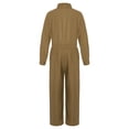 thumbnail image 4 of Ocealan Combinaison de Vol à Fermeture Éclair pour Filles Enfants Combinaison Décontractée Khaki 8, 4 of 6