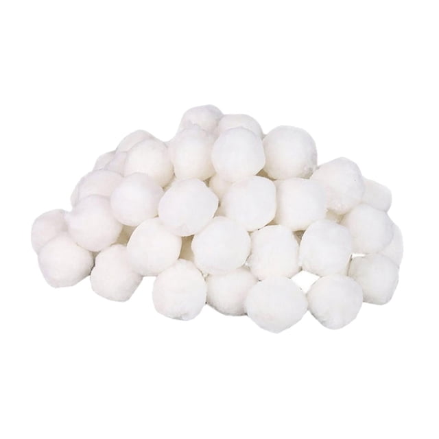 S SERENABLE Boules de Piscine Blanches Protection de l'Environnement Fibre S pour 500g