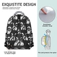 thumbnail image 3 of Celestial Space Cosmos Students Backpack Sci-fi Lovers Outer Space School Bag with Nebula and Starry Night Design, Comfortable and Wear-Resistant for Student and Student, 3 of 5