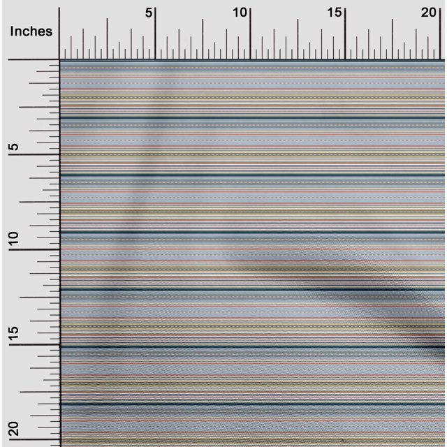 oneOone Cotton Cambric Fabric Texture Stripe Printed Craft Fabric BTY 56 Inch Wide