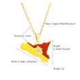 thumbnail image 4 of Transemion Idée-Cadeau Collier Pendentif Unique Convient à Tous les Âges Déclaration Dorée Couleur Acier 1 Ensemble, 4 of 6
